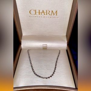 Charm Diamond centres - Rope style chain